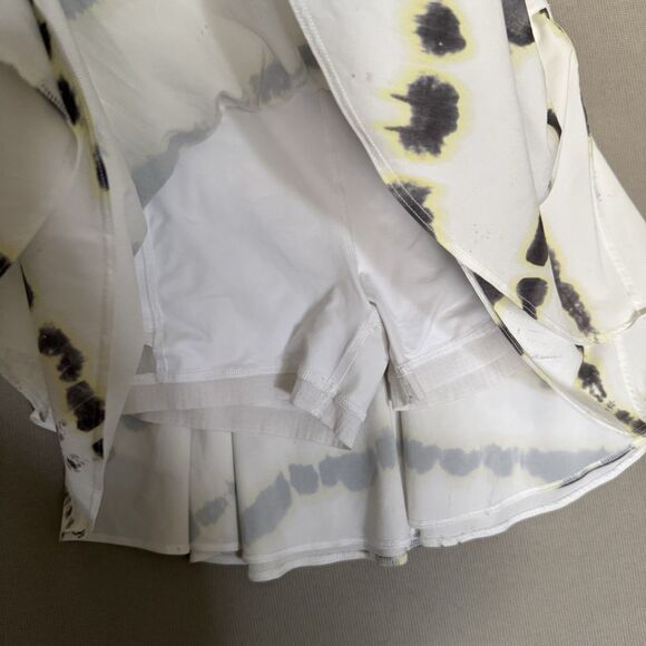 Lululemon Court Rival High Rise Skirt Skort 4  Transverse Green Multi Athletic - Picture 6 of 13